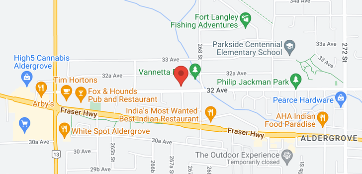 map of 26747 32 AVENUE